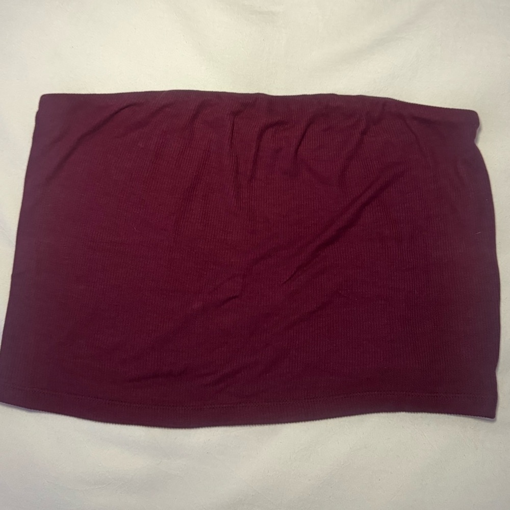 American Eagle Outfitters Maroon Tube Top